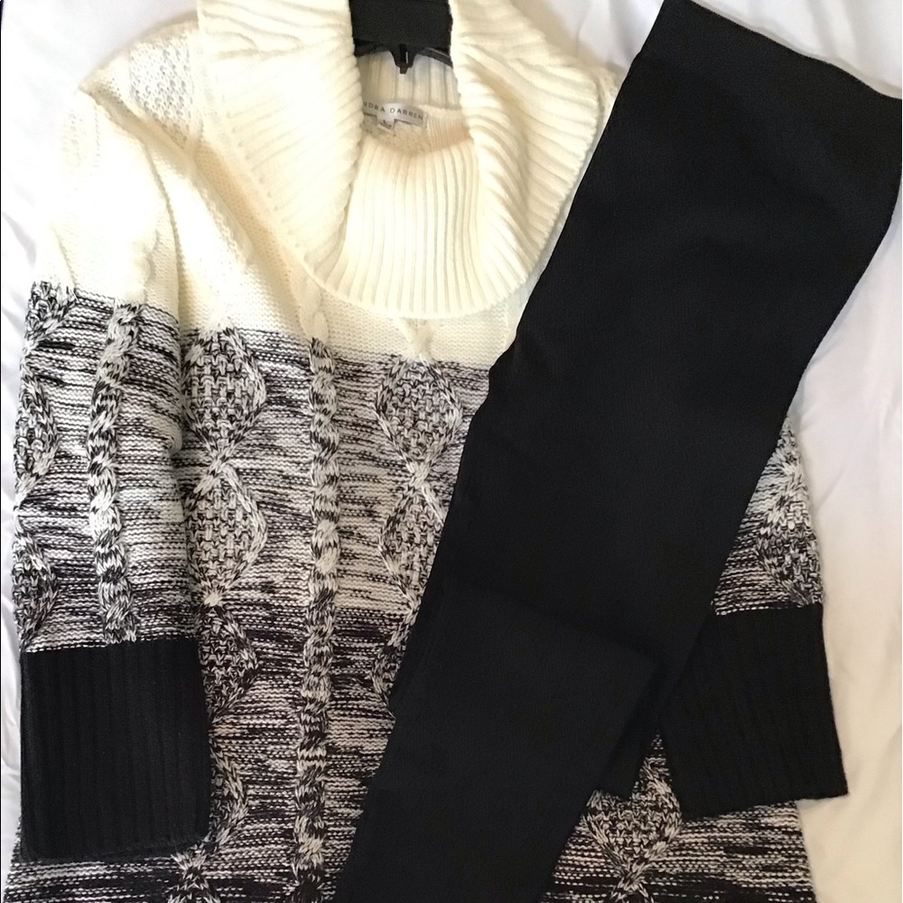 Cowl Neck Sweater Dress and/or Design Leggings